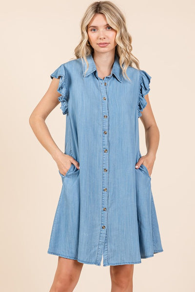 Tencel Chambray Dress