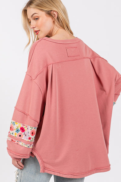 Finley Daisy Patch PullOver