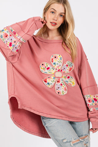 Finley Daisy Patch PullOver