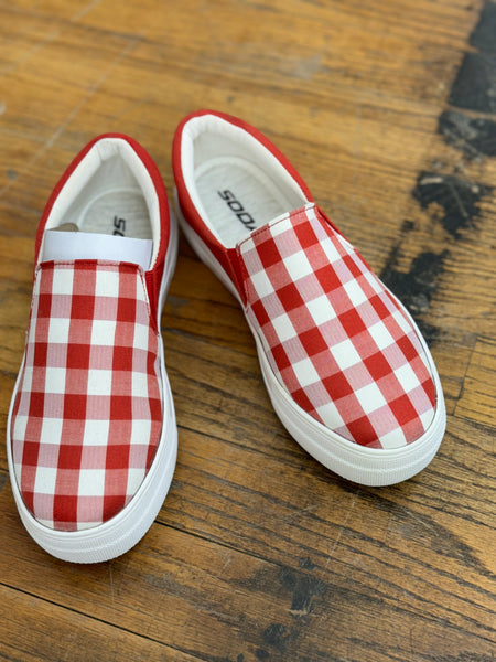 Picnic Gingham Sneakers