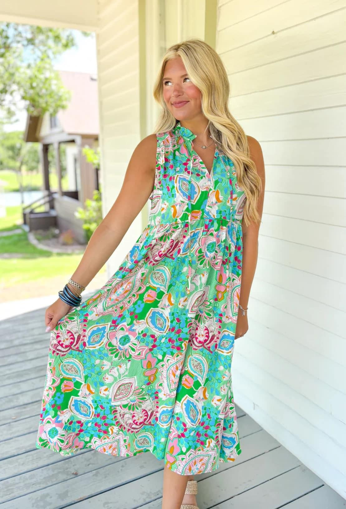 Pretty in Paisley Midi