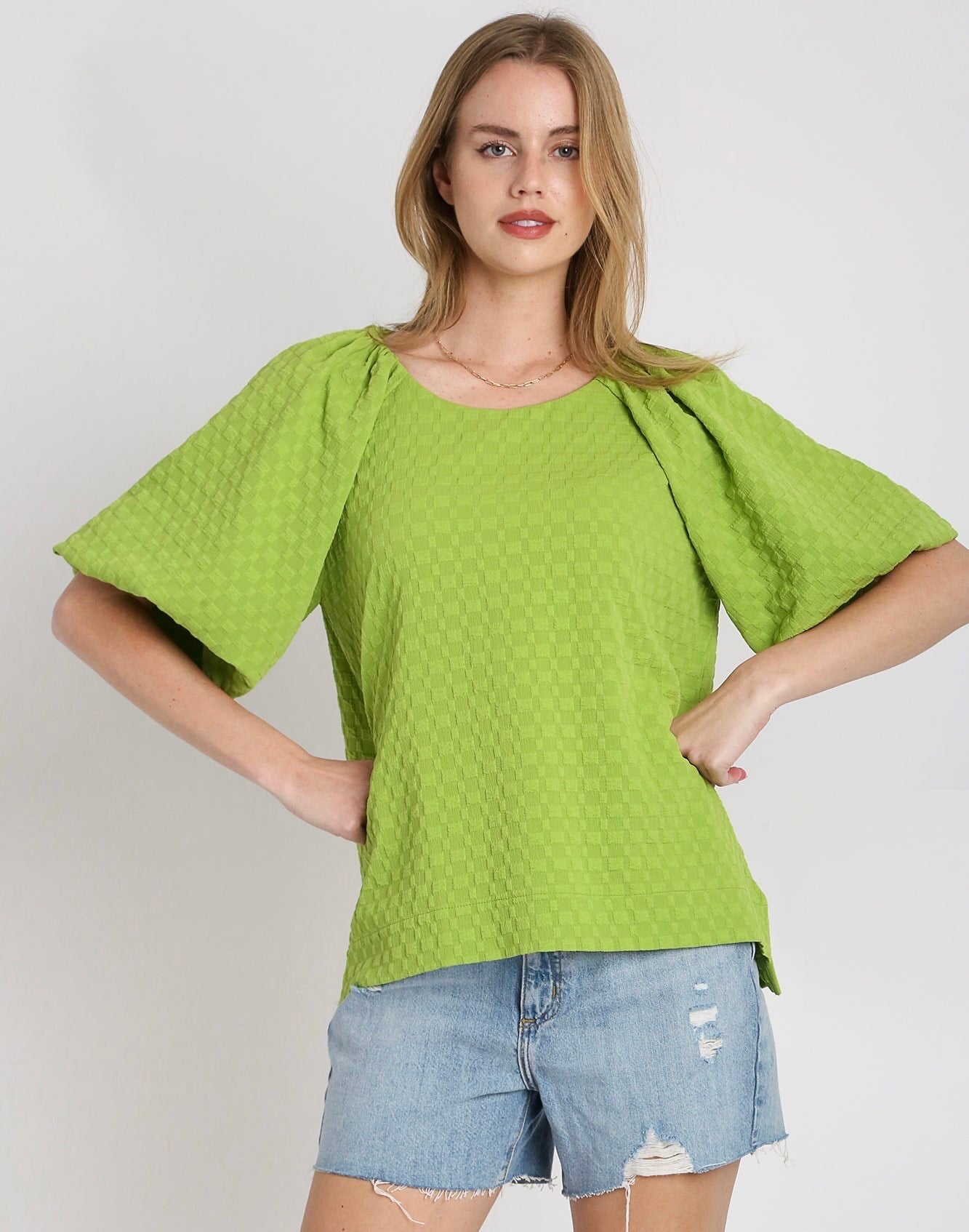 Pollyanna Jacquard Top