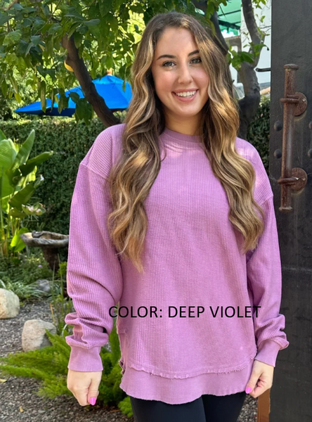 Kassie's Corded Pullover