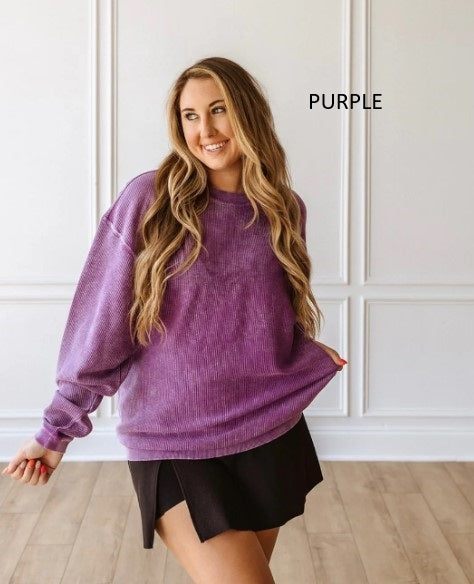 Kassie's Corded Pullover