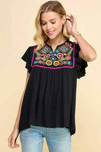 PL Mona Embroidered Top