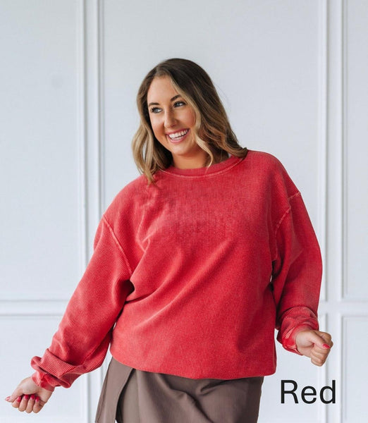 Kassie's Corded Pullover