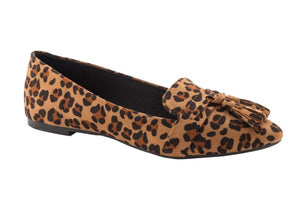 Cheetah Pointed Toe Flats