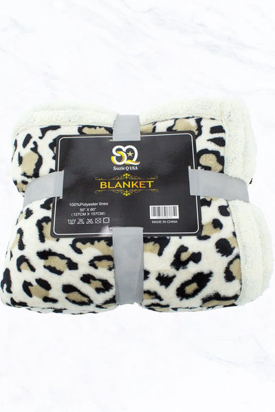 Plushy Leopard Blanket
