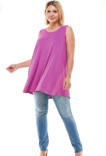 PL Loose Fit Sleeveless Tunic